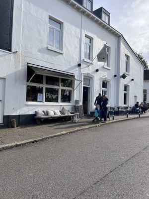 On a quiet streett  at Pleur Foodbar in Maastricht