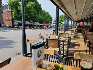 View from terrace at Eetcafé Bij Flip in Enschede