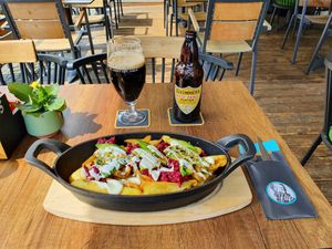 Red Flip and Guinness West Indies Porter at Eetcafé Bij Flip in Enschede