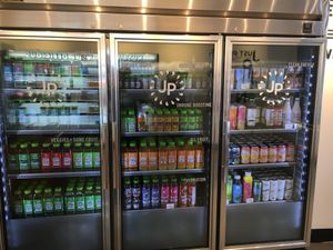 Grab and go items at Juice Press in New York City
