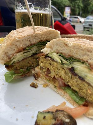 Lentil patty was the best I ever had at Auguste in Nuremberg