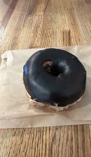 Vegan donut extremely delicious   at Logan Vegan  in Chicago