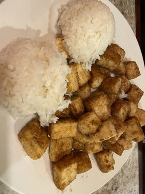 Teriyaki tofu  at Royal Sushi & Teriyaki in Chehalis