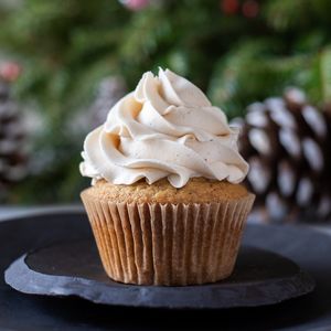 "Ethereal" - Our gorgeous vanilla cupcake made with Nielsen-Massey organic vanilla extract, and their Madagascar Bourbon Vanilla Paste - real vanilla.  Doesn't get any better! at The Devil Wears Parsley Bakery in Columbia