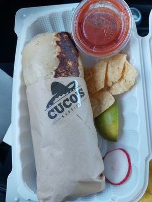  at Cuco's Burritos in Redwood City