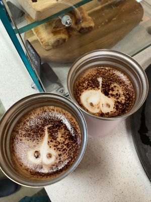 The best hot choc  at Lemon & Jinja in Romsey