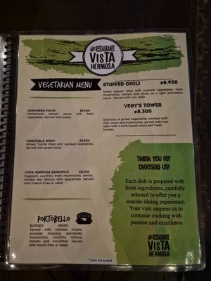  at Vista Hermosa Restaurante in Jaco