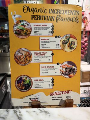   at Quinoa Arepa in North West London