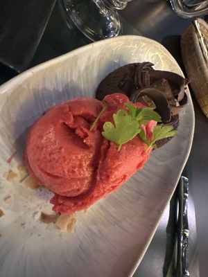 Vegan dessert   at Capim Dourado in Porto