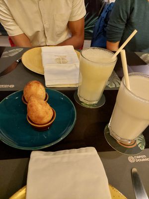 Croquette de fruit du jacquier at Capim Dourado in Porto