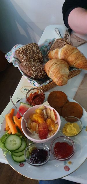 Vegan breakfast at Wecklies Bio Café & Bistro in Bad Oldesloe