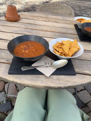 Chili sin crane   at Wecklies Bio Café & Bistro in Bad Oldesloe