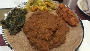 Big portion sizes, delicious food at Aster's Ethiopian in Austin