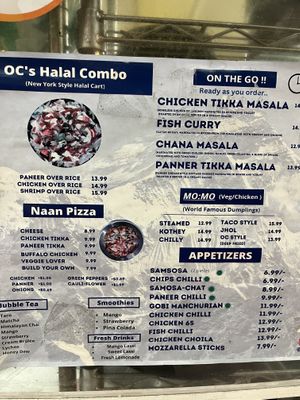 Menu  at Everest Carryout in Ocean City