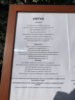   at Verve in Sestri Levante