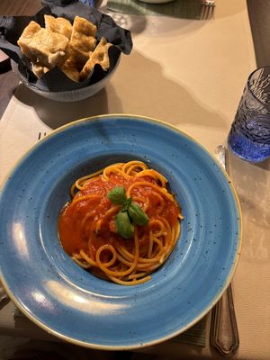 Spaghetti al pomodoro  at Verve in Sestri Levante