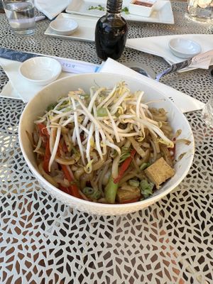 Udon w/ tofu  at Khon's on Palafox in Pensacola