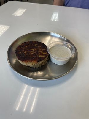 Potato Cakes.    at Green Grill in Rancho Cordova