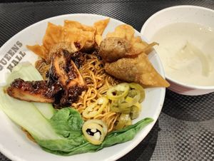 Wanton noodles. Remember to ask for eggless noodles at Spice Veggie - 辛香素食 in Penang