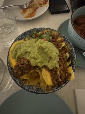 Nachos  at Bocchoris Arran de Mar in Mallorca