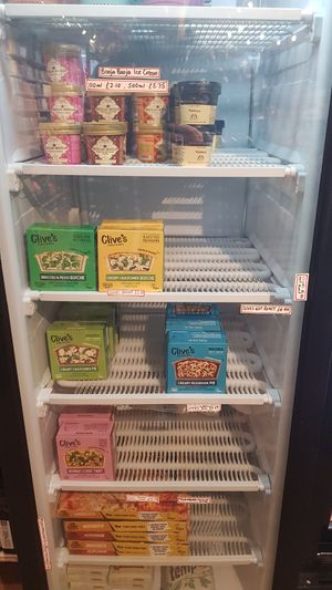 Chilled section #Veganuary at Tullivers Health and Wholefoods in York