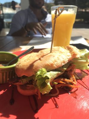 Mushroom sandwich  at Saucker in Brasilia