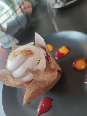 Cup cake at Goldstück Konditorei & Café in Korbach