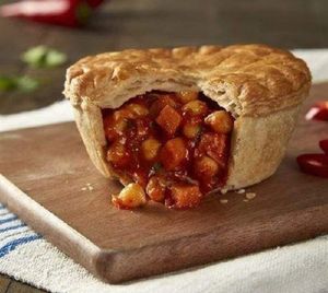 Vegan pie marrocan style at The English Bakery Cafe in Gran Canaria