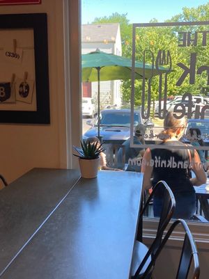 Inside seating  at The Fork & Knife in Hudson