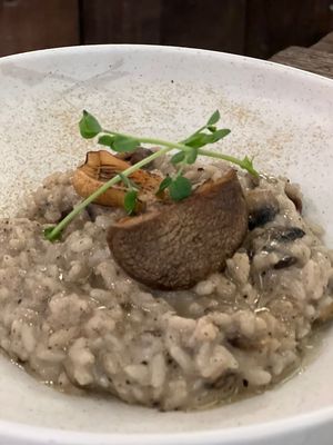 The bestest vegan risotto in the world! at People of Tomorrow in New Delhi