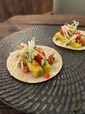 Tofu Tacos - splendid at People of Tomorrow in New Delhi