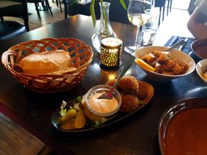 Vegan meze at Feniqia in Lillestrom