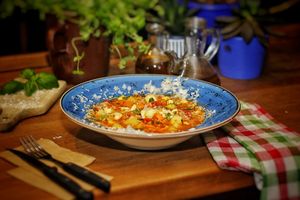 minestrone soup at Miejscówka Burger & Pizza in Uniejow