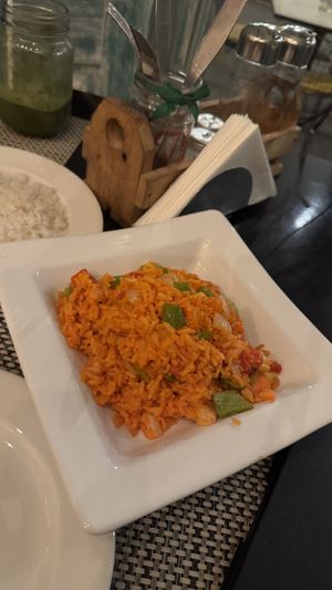 Arroz con vegetaless  at 7 de Espada Restaurante in Havana