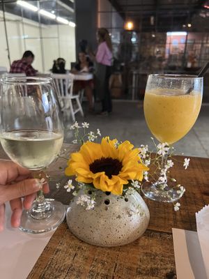 Mango and passion juice  at Arte e Bistro Cafe in Rio De Janeiro