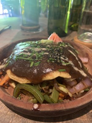 Okonomiyaki   at Agni Vital Kitchen in Bacalar