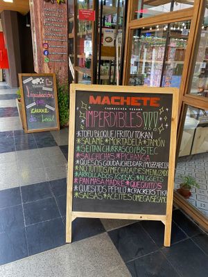   at Machete Carnicería Vegana in Santiago