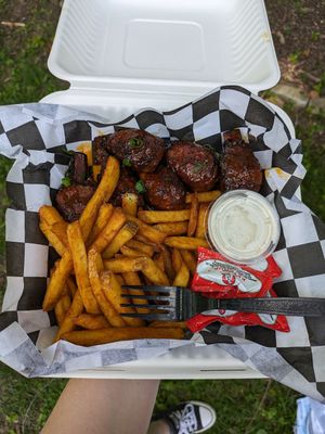 Wing basket at That Vegan Joint in Indianapolis