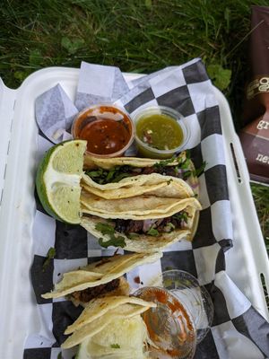 Carne asada tacos at That Vegan Joint in Indianapolis