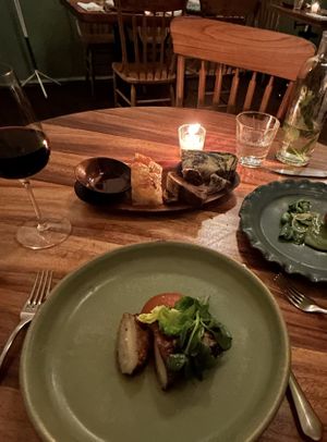 Jerusalem artichoke as the entree   at Rosetta in Mexico City