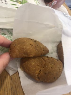 Mini vegan cheese pasty’s   at Gregory's in Rhodes