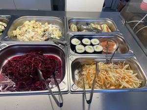 Buffet   at Loving Hut - Zborovska in Prague