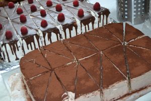 Cakes (at Prague Vegan Christmas Fair) at Loving Hut - Zborovska in Prague