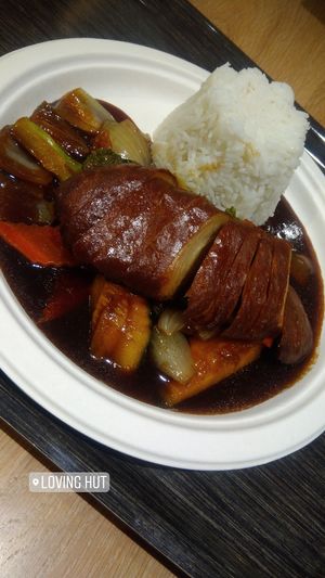 Seitan at Loving Hut - Zborovska in Prague