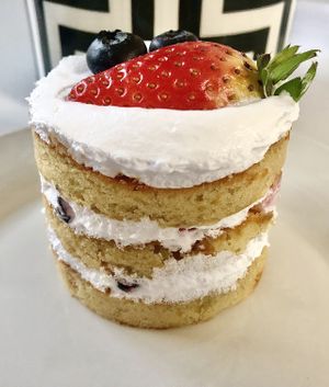 Fruit mono cake #Veganuary at Flour Girl Bakeries - Delivery in Dubai