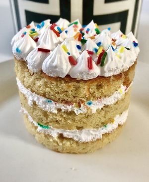 Birthday mono cake #Veganuary at Flour Girl Bakeries - Delivery in Dubai