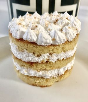Coconut mono cake #Veganuary at Flour Girl Bakeries - Delivery in Dubai