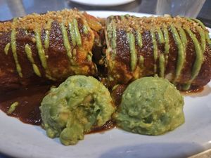 Mushroom fajita burrito at Sonora Grill in Ogden