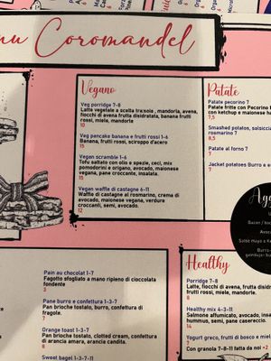 Vegan Menu + vegan cake offered  at Coromandel in Rome