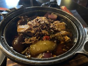 Tofu & aubergine curry   at Asianista in Darlington